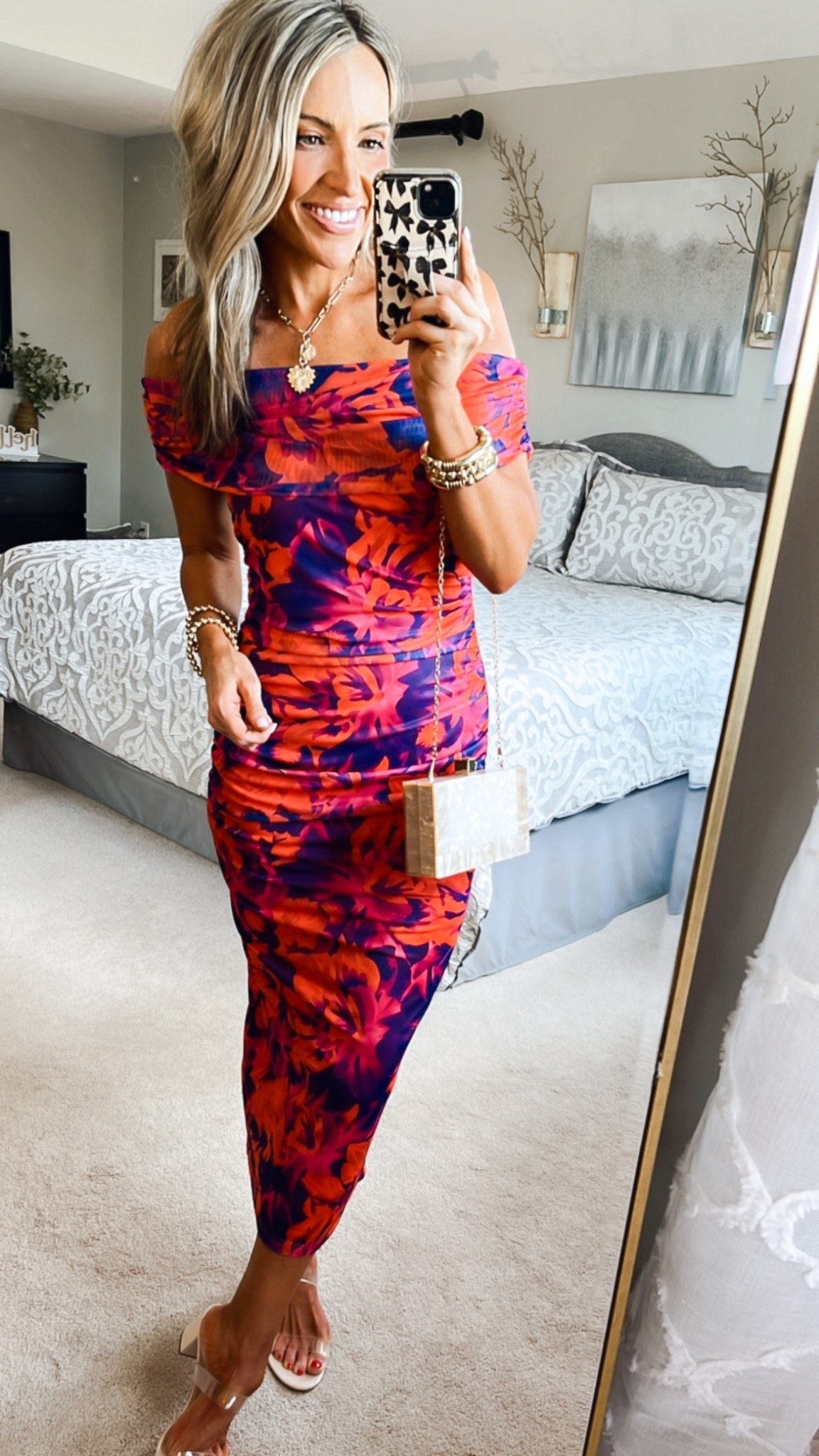 Gorgeous dresses that will make you feel like a million bucks! Both are a comfortable stretch material, easy to move (or dance 💃) in! Wearing size small 

#LTKFindsUnder50 #LTKStyleTip #LTKWedding