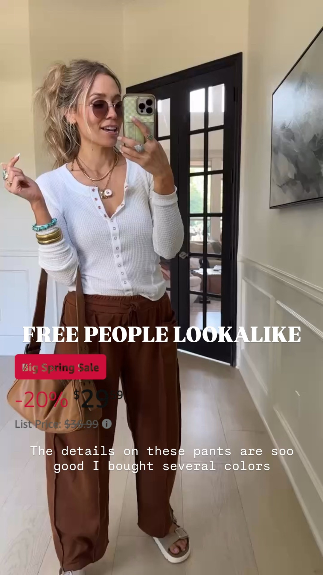 🤍 Free People Lookalike on SALE today!!!!!! 🚨🛒🔥💃 

Wearing size s / my tts 

#LTKmomlife #LTKTravel #LTKgrwm