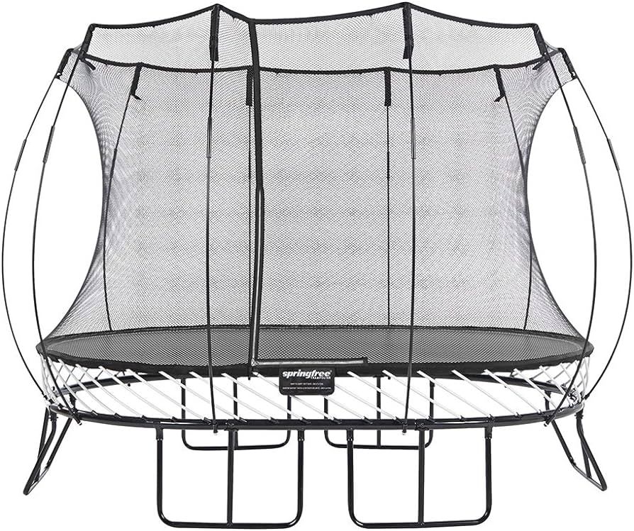 Springfree Outdoor Compact Oval Trampoline with FlexiNet Enclosure and Soft Edge Jumping Mat | Amazon (US)