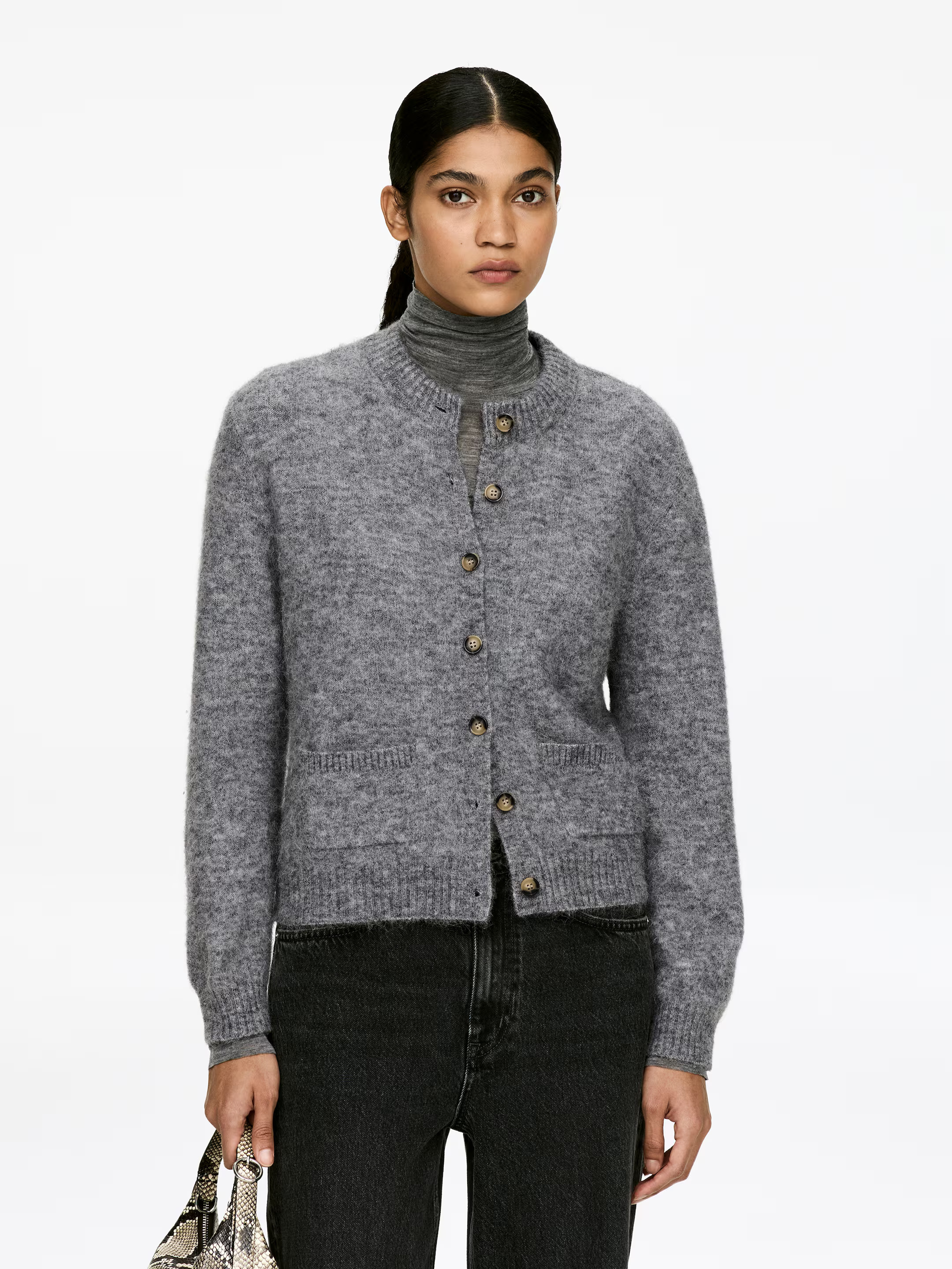 Strickjacke aus einer Alpaka-Wollmischung | H&M (DE, AT, CH, NL, FI)