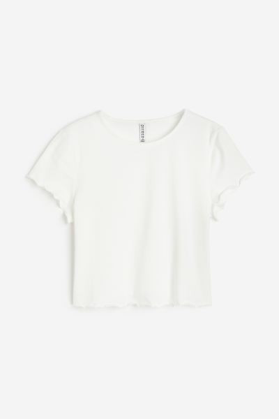 Cropped T-shirt | H&M (UK, MY, IN, SG, PH, TW, HK)