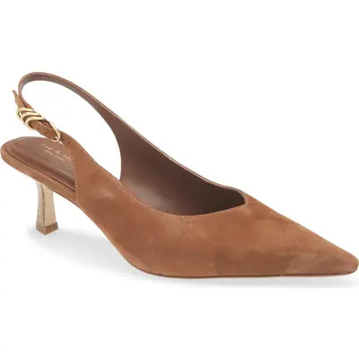 rag & bone Brynn Slingback Pump in Black Woven at Nordstrom, Size 8.5Us | Nordstrom