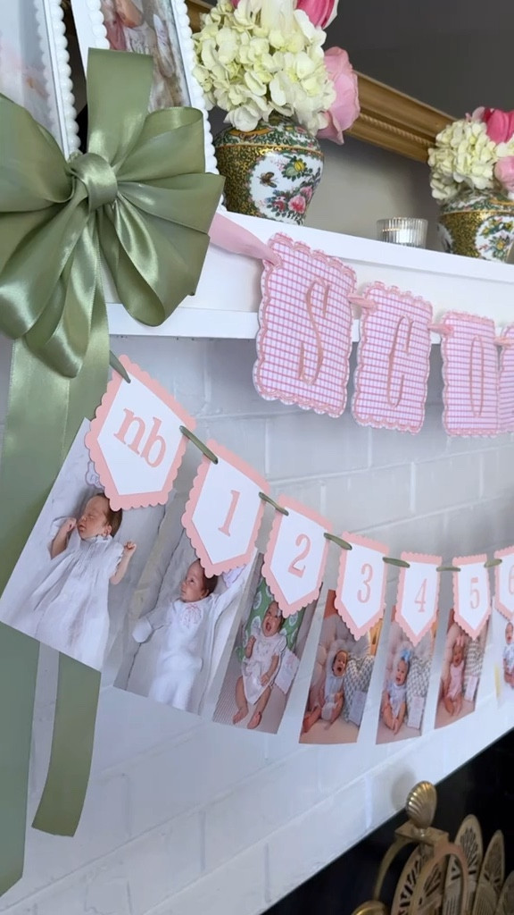 Making an inexpensive Amazon milestone banner look nicer for my daughters first birthday party 🥰

#LTKKids #LTKBaby