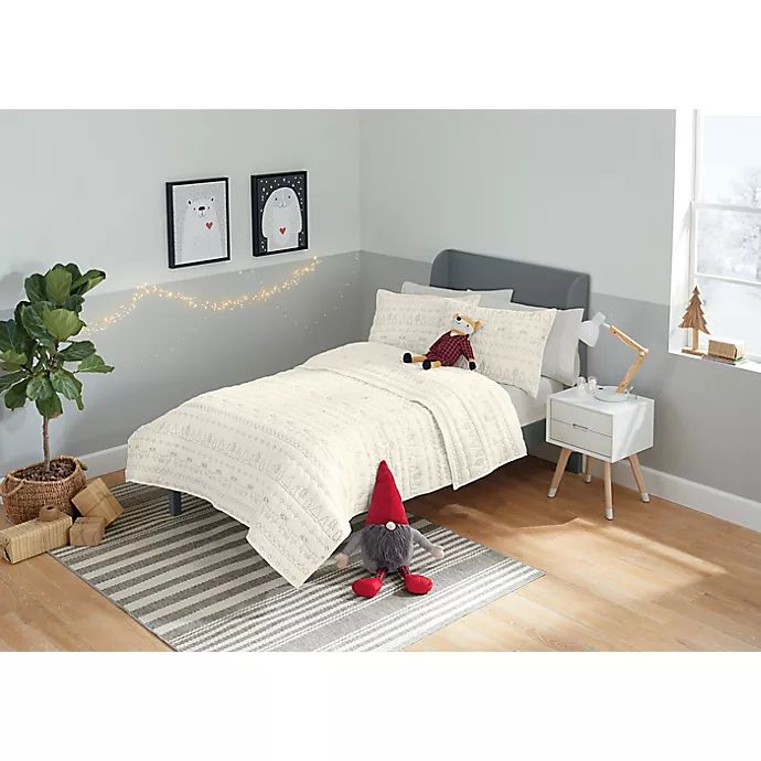 Marmalade™ Frosted Forest 2-Piece Twin/Twin Extra Long Quilt Set in Grey | Bed Bath & Beyond