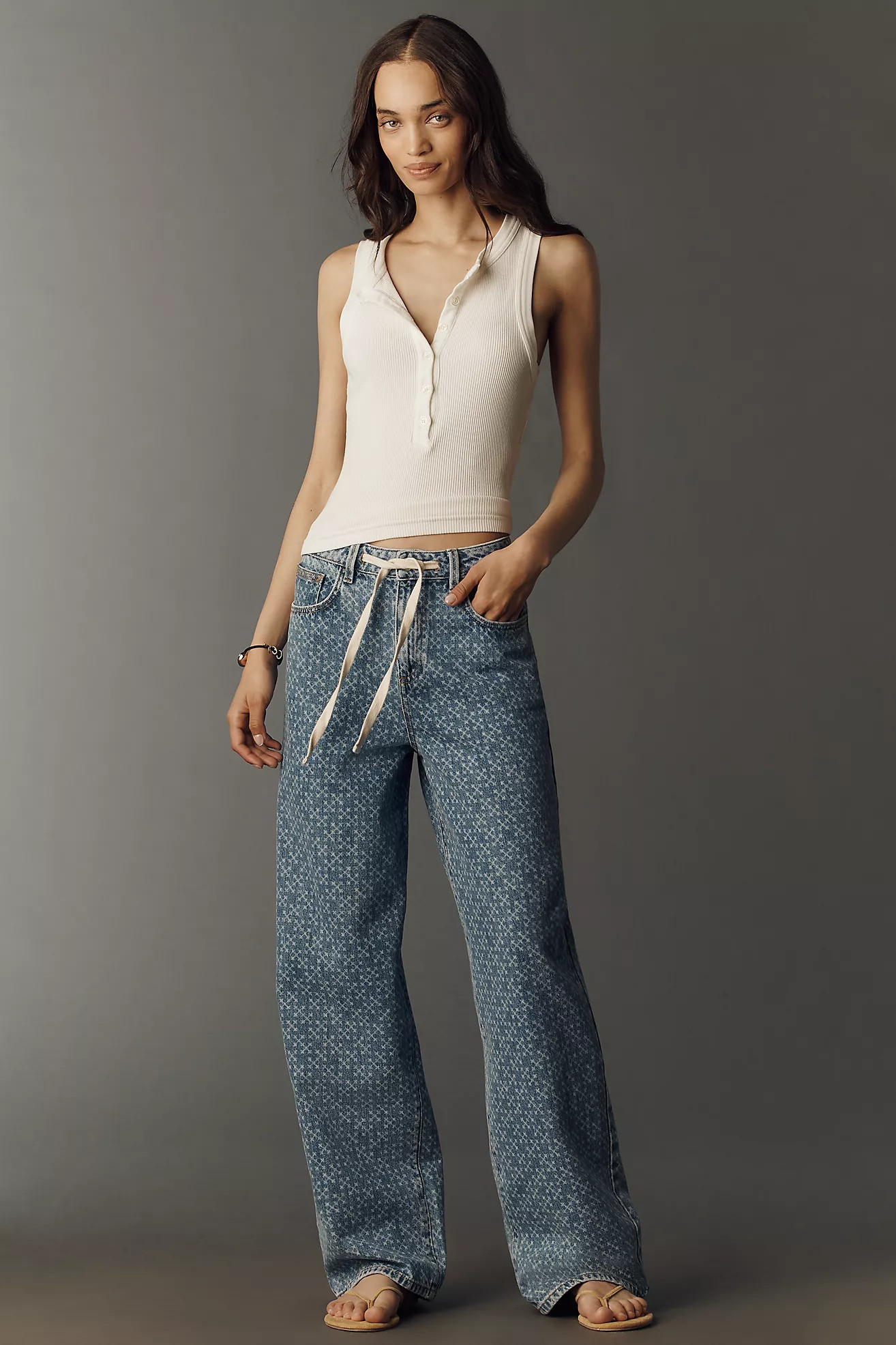 Seventy + Mochi Blake Mid-Rise Wide-Leg Jeans | Anthropologie (US)