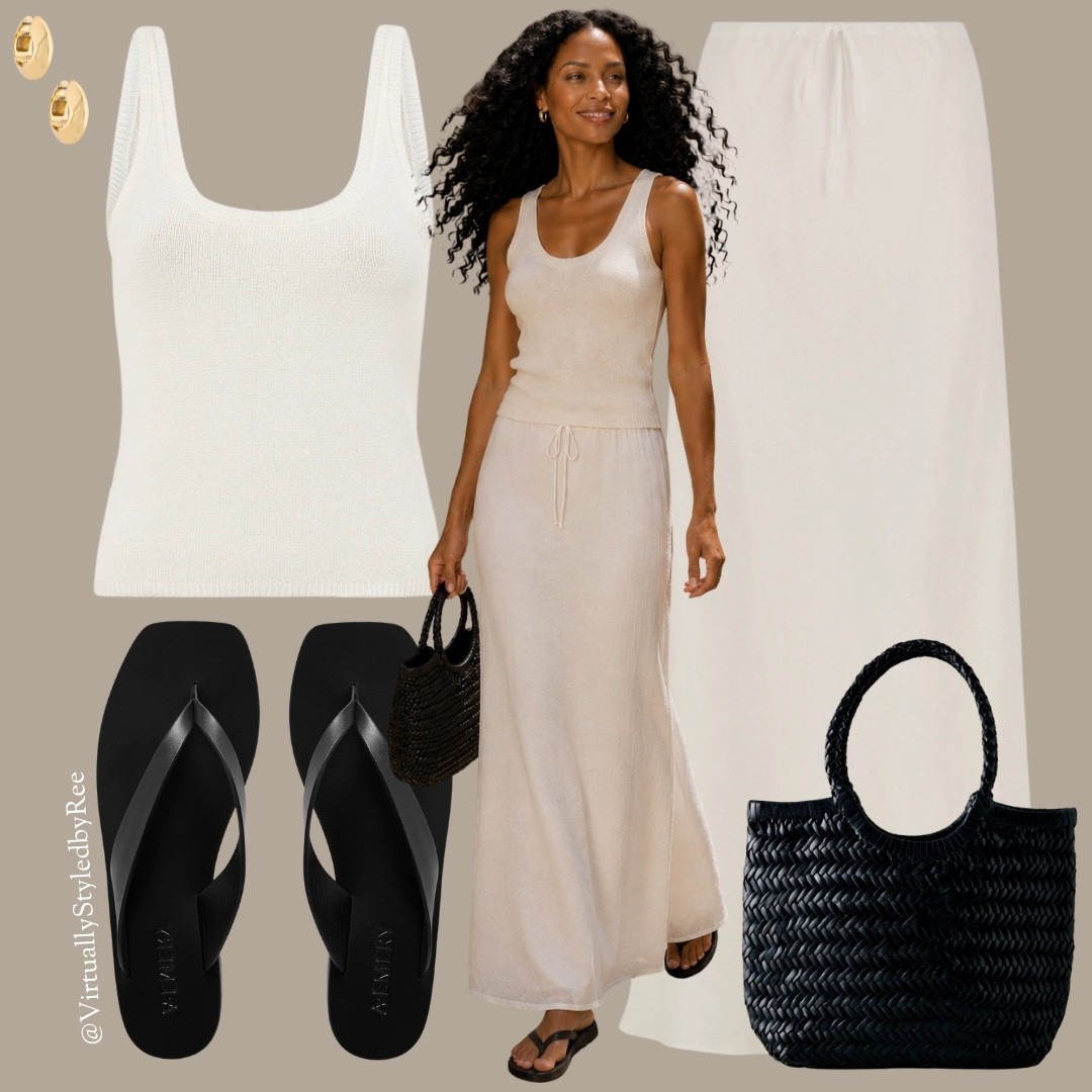 Your capsule wardrobe called… 🤍 This elevated neutral look is perfect for vacation / holiday, resort wear, summer dinners, and everyday chic. Every piece mixes and matches effortlessly.

#LTKsummer #LTKuk #LTKeurope