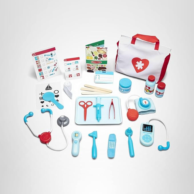 Melissa & Doug Get Well Doctor Kit, 25-Piece Toddler Doctor Play Set, Realistic Pretend Play Toys... | Amazon (US)