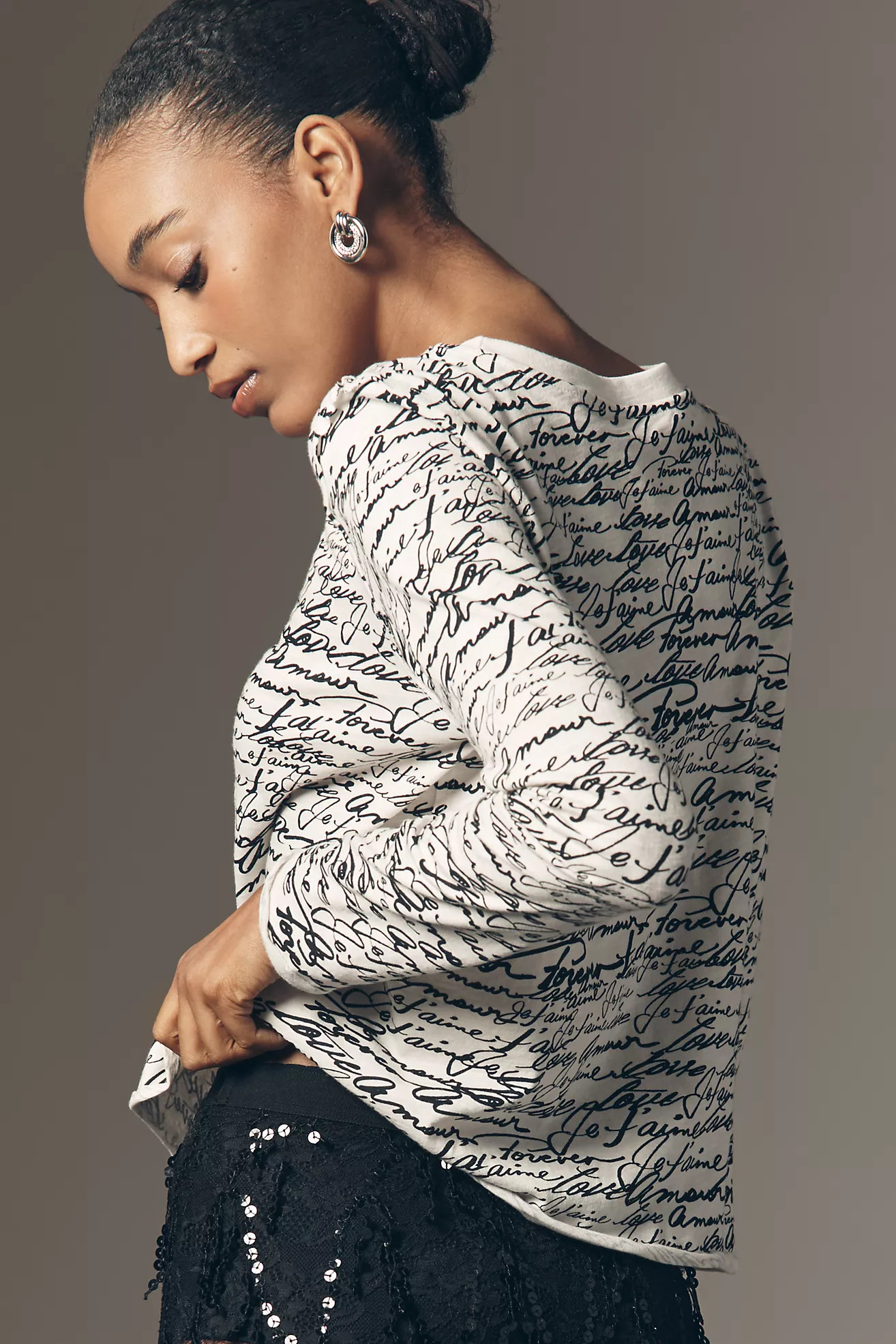 The Caitlin Boxy Tee by Maeve: Long-Sleeve Edition | Anthropologie (US)