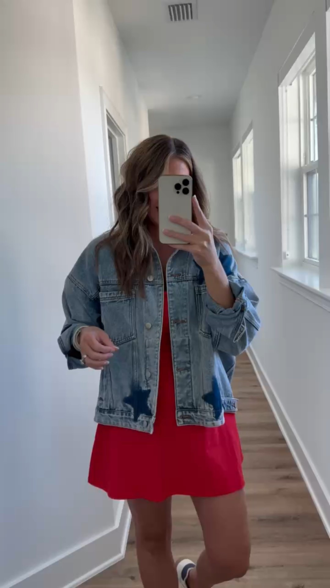 Living in tennis dresses this summer—and tossing on a denim jacket makes it an instant outfit! Sporty, simple, and so easy to wear. Great to pack for a vacation outfit or a casual Saturday! In a medium. Shop dandy, Amazon, athleisure, patriotic, summer outfit, vacation outfit

#LTKFindsUnder50 #LTKStyleTip #LTKSummerEdit