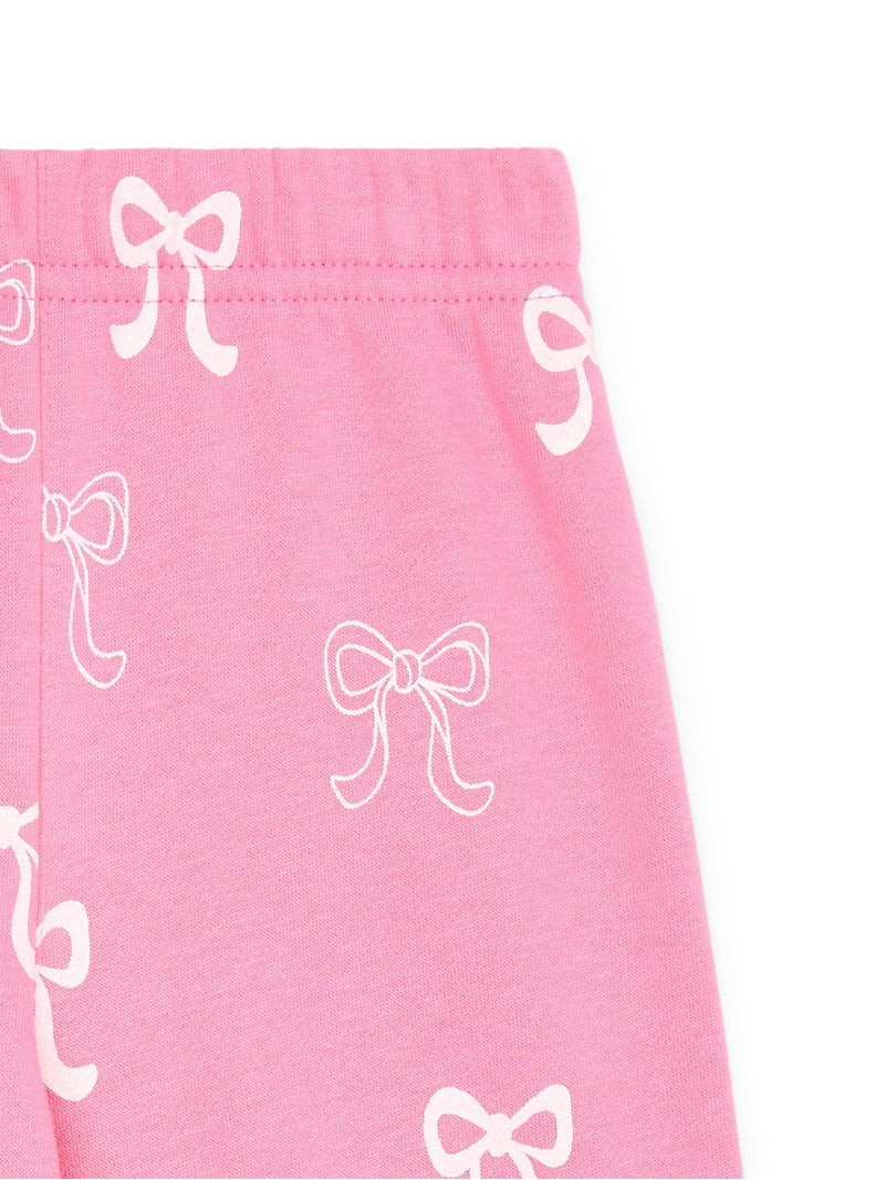 Garanimals Toddler Girl Fleece Straight Leg Pants, Sizes 2T-5T - Walmart.com | Walmart (US)