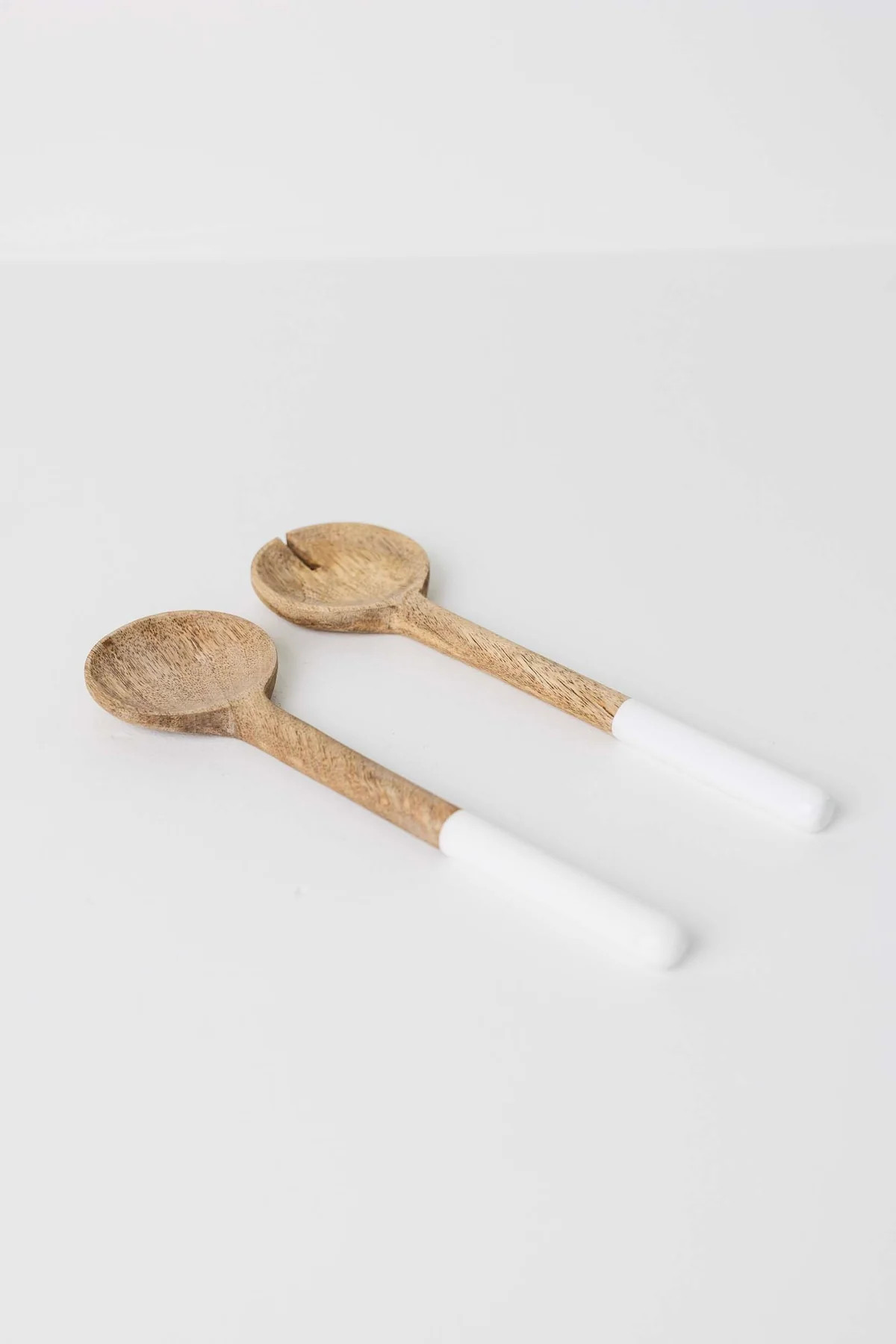 Always Together Mango Wood Salad Server Set | THELIFESTYLEDCO