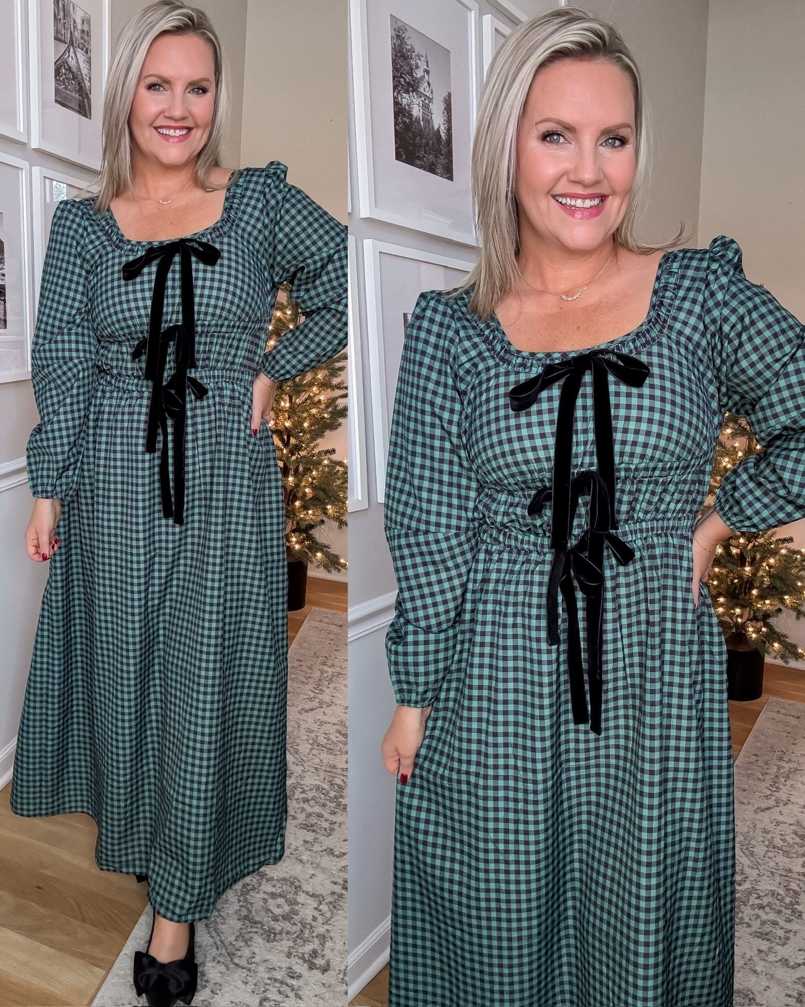 This gingham dress would be perfect for a Christmas service or family photos. A look for less option with an Amazon price tag. 

Christmas dress Holiday dress Holiday style 

#LTKSeasonal #LTKStyleTip #LTKHoliday