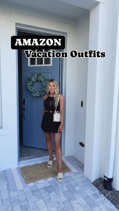 Vacation Outfits🌴☀️ These vacation + summer outfits are all from Amazon!

This little black romper with cutout detail makes a cute date night out look. Or style it with these raffia sandal heels and straw bag for a more casual daytime look. 

The blue and white pattern bikini screams VACATION! Throw on this crochet coverup top and denim shorts over top when walking to the pool or beach. This crochet top would also look cute with a white tank top or camisole underneath for a casual summer outfit. 

The matching set includes the bright colored bikini top, bikini bottom, matching top, and skirt. This matching set comes in a variety of cute color options. 

This on trend crochet skirt also makes the perfect bikini coverup. 


Vacation Outfits, Resort wear, Beach Outfits, Romper, Bikinis, Swimsuits, Bathing Suit, Beach Coverup, Crochet Coverup, Matching Sets, Summer Trends, Summer Dress, Vacation Dress, Petite Fashion, Amazon Finds, Skirt Set, Amazon Haul, Summer Fashion, Denim Shorts, Summer Outfits, Pool Party, Beach Bag, Swimwear, Resort Style, black romper, summer romper, little black dress, LBD, blue bikini, white bikini, floral bikini, Amazon bikini, swimwear, floral bikini, triangle bikini, pool outfit, beach outfit, resort outfit, high waisted shorts, high rise shorts, light wash denim shorts, ripped denim shorts,  orange bikini, yellow bikini, bikini coverup, pool coverup, mesh top, mesh skirt, vacation set, summer set, crochet dress, crochet skirt, beach bag, pool bag, straw bag, 

#vacationoutfits #resortwear #romper #beachvacation #vacation #summeroutfit #summerdress #founditonamazon #matchingset #swimsuits #bikiniseason 


#LTKFindsUnder50 #LTKSeasonal #LTKStyleTip