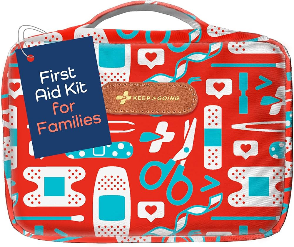 KeepGoing Large Home First Aid Kit for Kids – 270 Pc. for Car, Home, Dorm, & Boat with Latex-Fr... | Amazon (US)