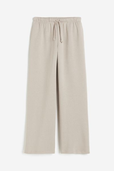 Wide-leg Joggers - Black - Ladies | H&M US | H&M (US + CA)