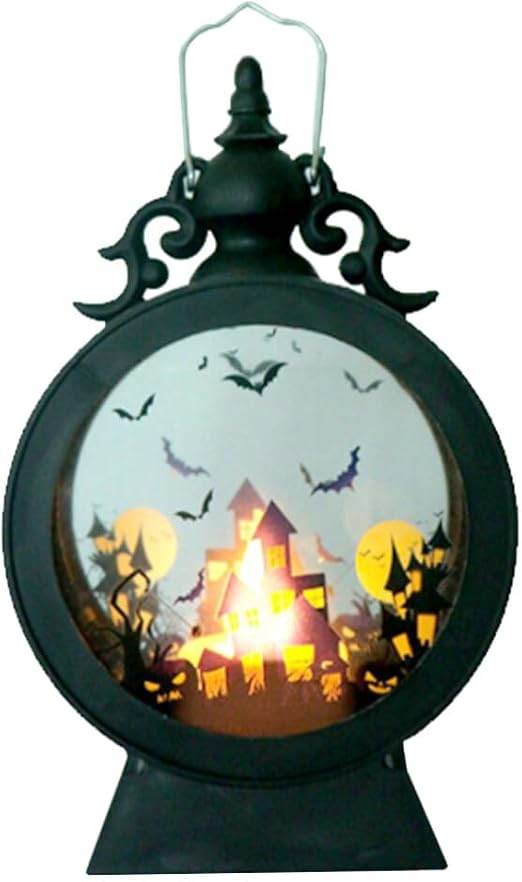 Vintage Decor Halloween Lantern LED Lanterns Outdoor Candle Bedside Lamps Halloween LED Lantern L... | Amazon (US)