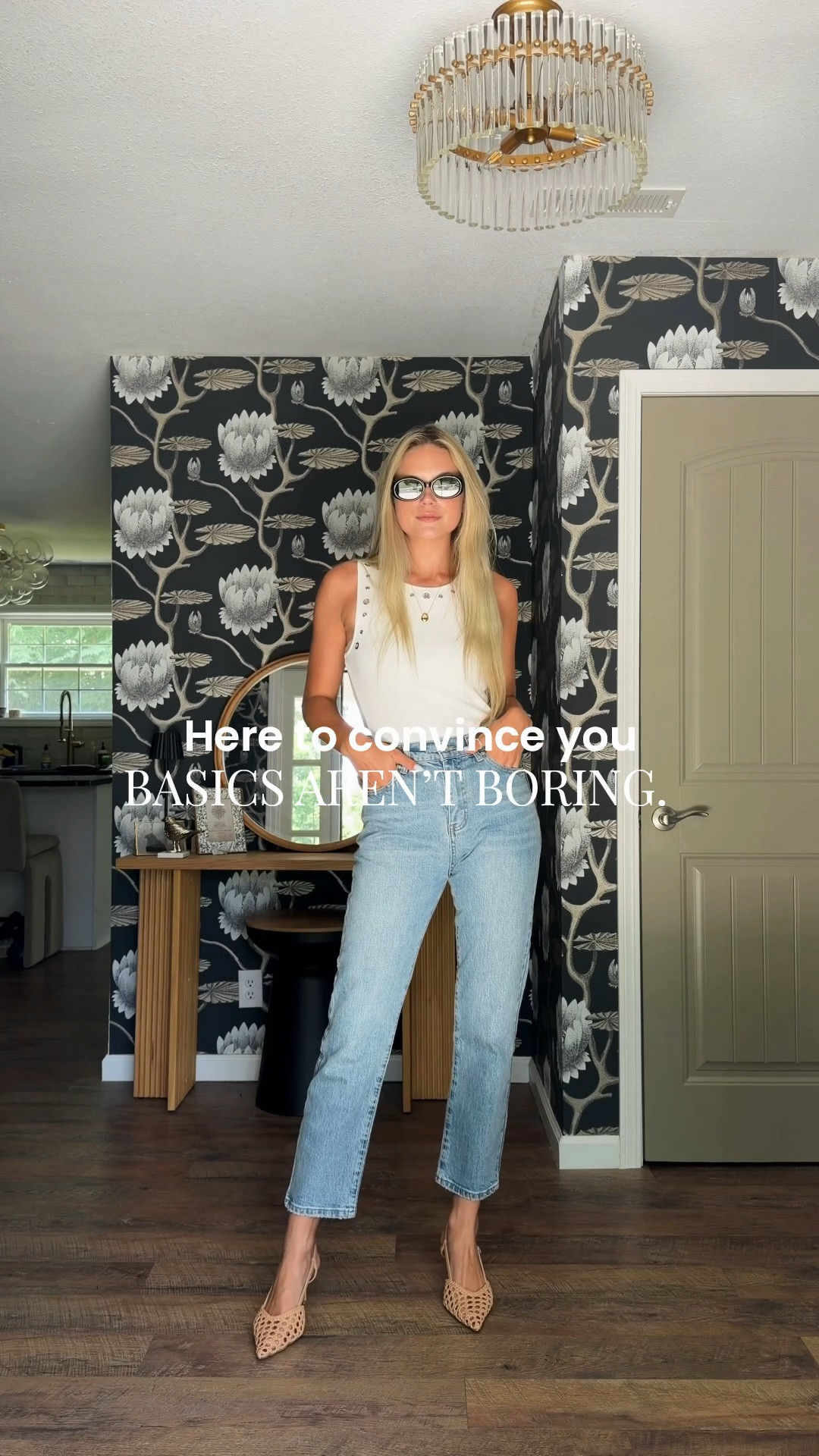They will never be boring or go out of style! If we’re being honest a white tee and denim will get you further than one crazy statement piece 🤍 Invest in your basics! #basics #staples #fashion