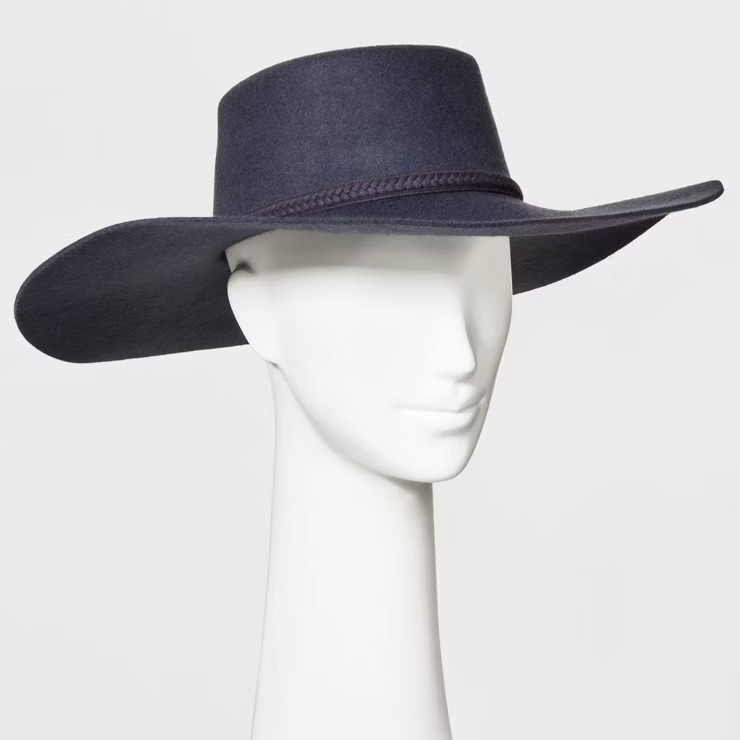Women's Wide Brim Felt Boater Hat - Universal Thread™ | Target