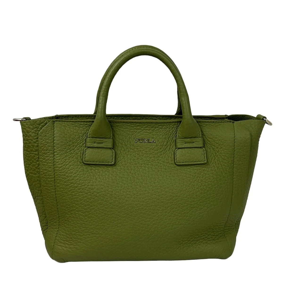 FURLA Capriccio - Light Green Leather Handbag | eBay US