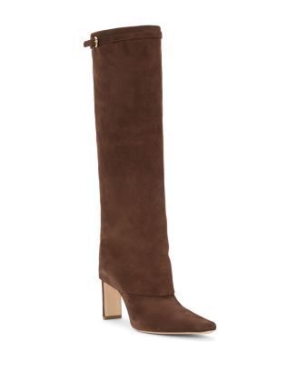 Women's Wally Foldover Cuff High Heel Boots | Bloomingdale's (US)