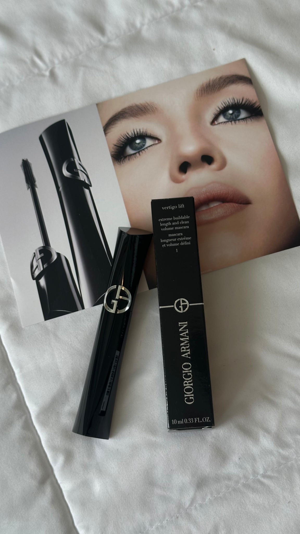 ARMANI
beauty
Discover the NEW Vertigo Lift Mascara.
This fresh innovation from Armani Beauty delivers sculpted definition, extreme length, and clump-free volume for + 70% visibly longer lashes.
Vertigo Lift Mascara's buildable formula effortlessly glides onto lashes with the unique Infinity-Loop brush, offering naturally fanned-out volume to dramatic lash looks and up to 24 hours of smudge-proof length and wear. Infused with Arginine amino acids, lashes are left feeling weightless, supple, and flexible. @armanibeauty #giftedbyarmani #armanimakeup

#LTKBeauty #LTKHome #LTKStyleTip