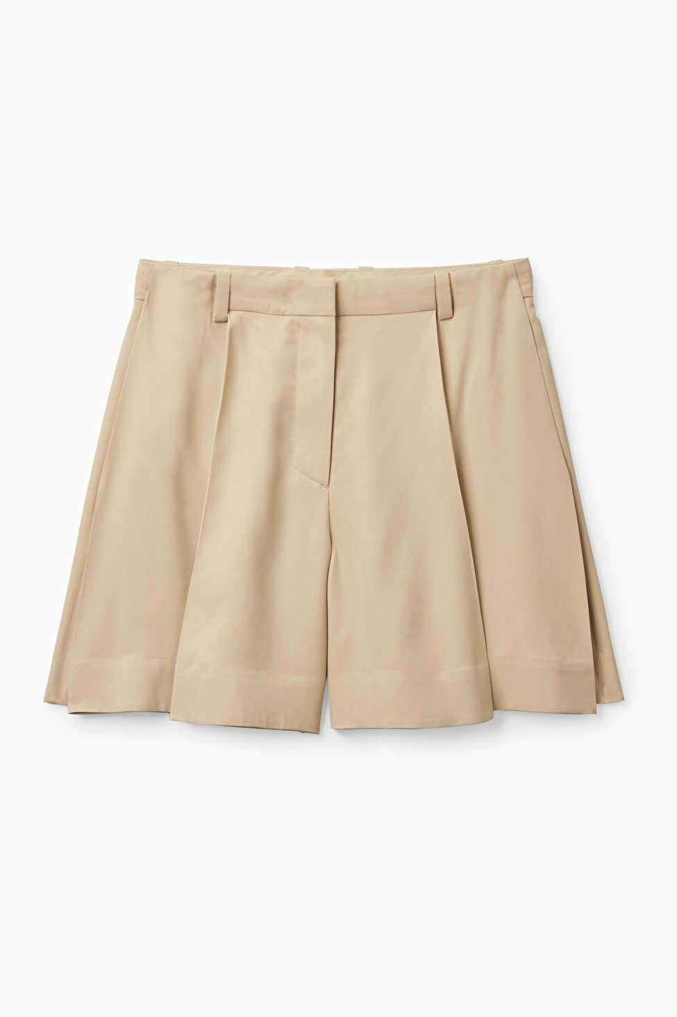 TAILORED SILK SHORTS - BEIGE - COS | COS (EU)