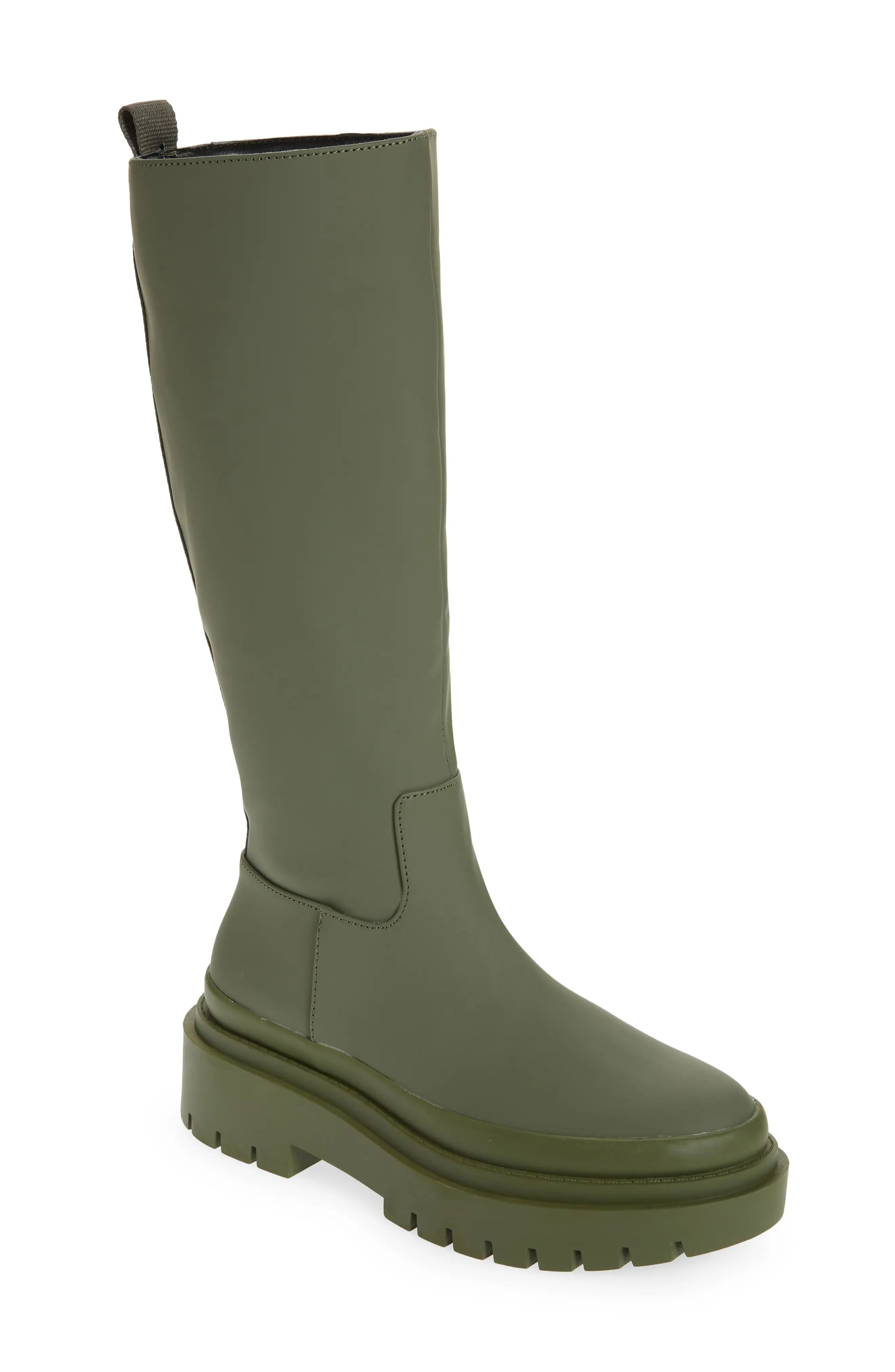 Cool Planet by Steve Madden Magicc Knee High Boot in Olive Pari at Nordstrom, Size 6 | Nordstrom