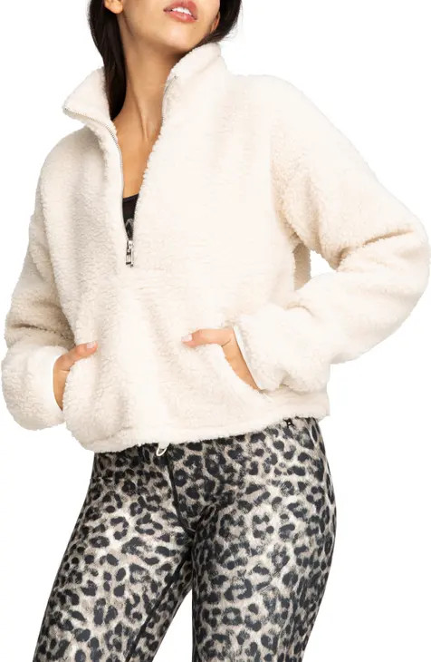 Good American High Pile Fleece Pullover | Nordstrom