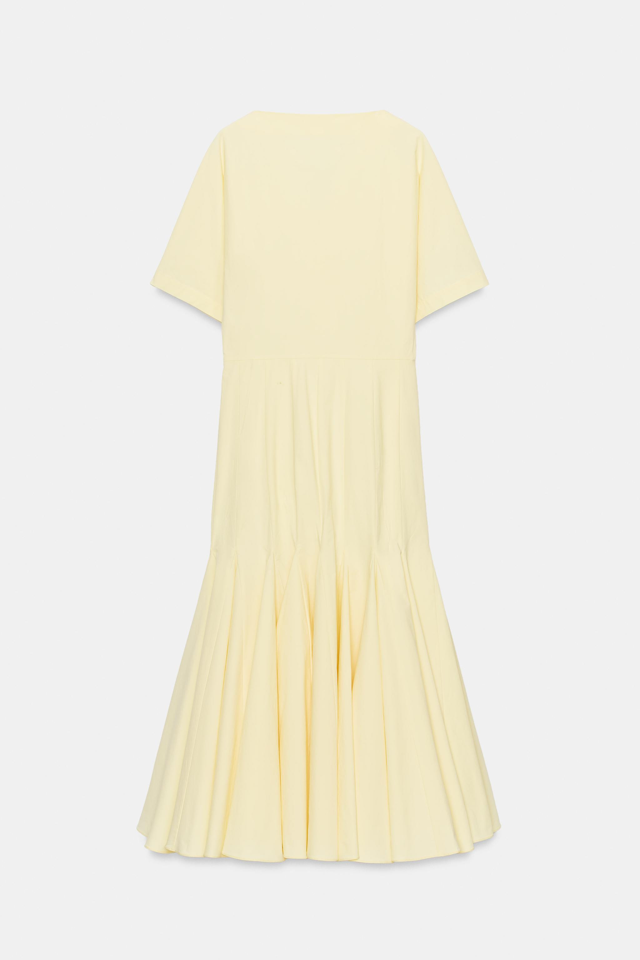 ZW COLLECTION POPLIN DRESS | Zara UK