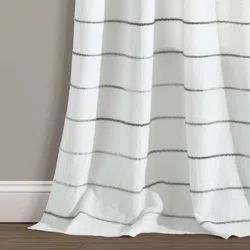 Damarcus Striped Semi-Sheer Curtain Panels | Wayfair North America