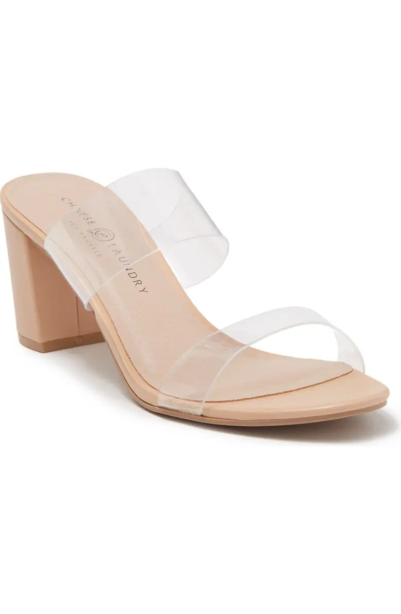 Chinese Laundry Robinn Clear Strap Block Heel Sandal (Women) | Nordstromrack | Nordstrom Rack