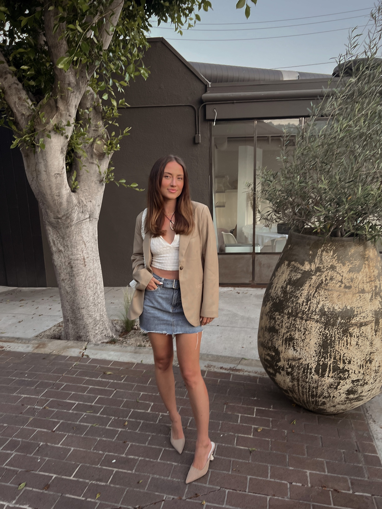 Taupe blazer 

#LTKstyletip