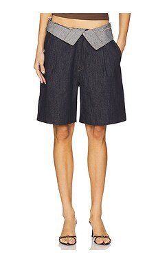 OSIS STUDIO Lily Shorts in Denim from Revolve.com | Revolve Clothing (Global)