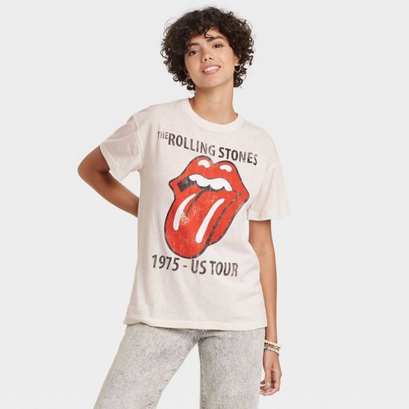 Women's The Rolling Stones Short Sleeve Graphic T-Shirt | Target