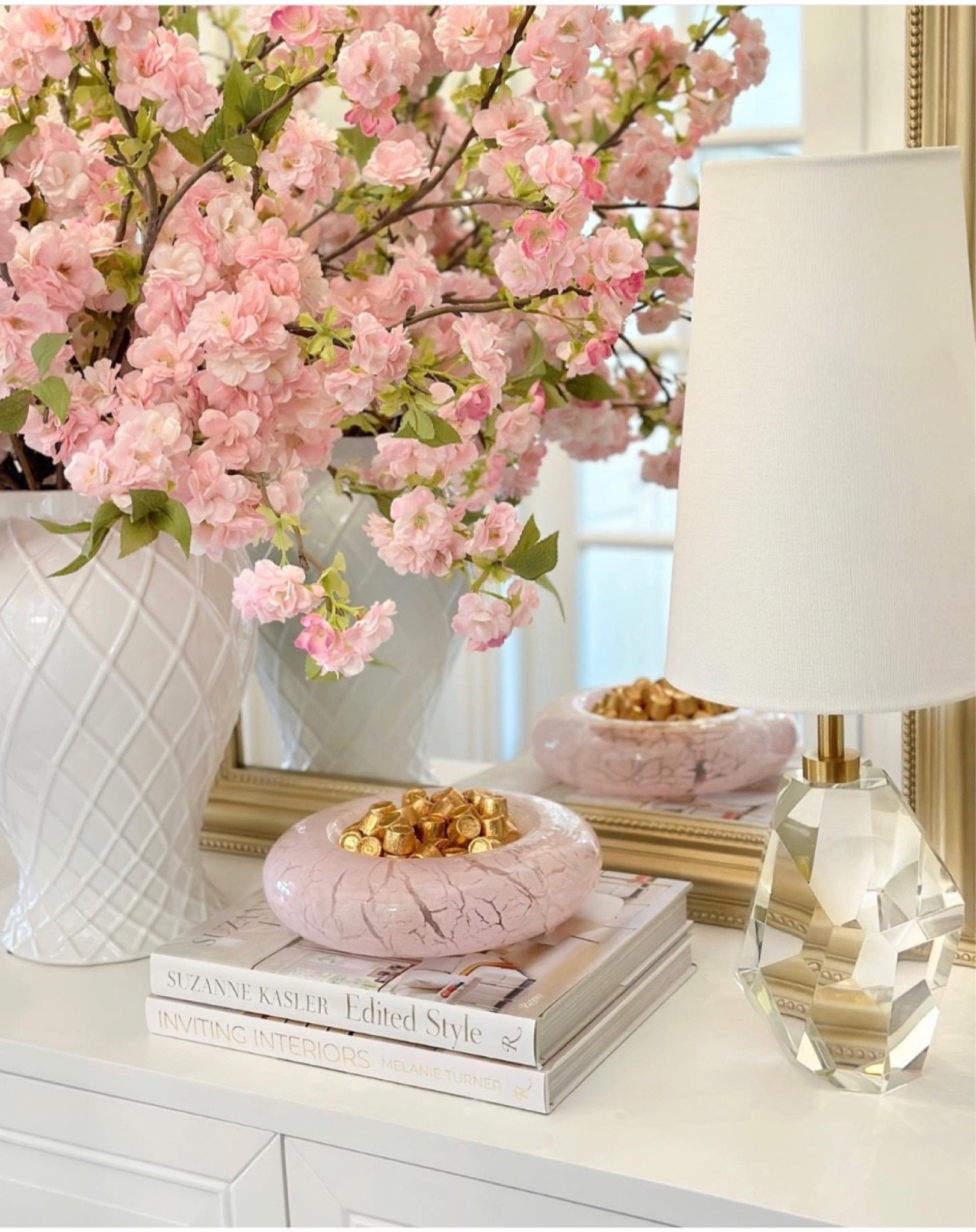 Save 20% on my pink candy dish and cherry blossoms 

#LTKfindsunder50 #LTKhome #LTKsalealert