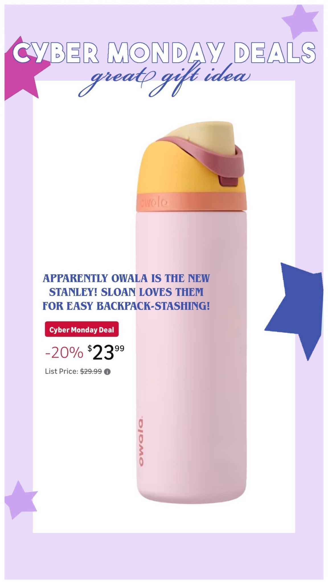 According to my team, everyone wants the Owala bottle now!

#LTKSaleAlert #LTKGiftGuide #LTKCyberWeek