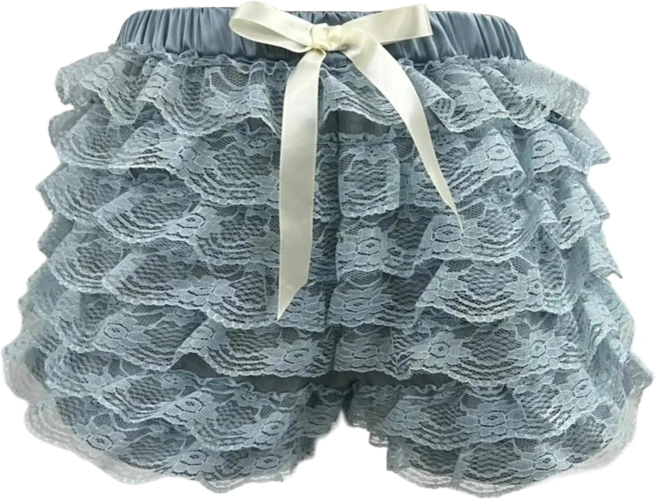 Women Lolita Bloomers Cute Ruffle Layered Lace Pumpkin Shorts Bottom Pants Y2k Booty Shorts Steam... | Amazon (US)