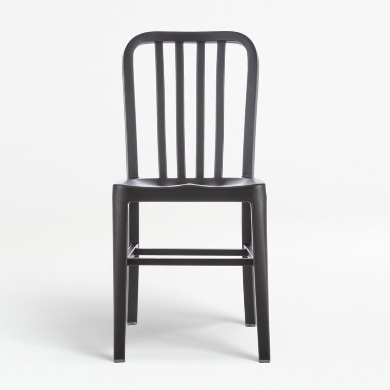 Delta Matte Black Dining Chair + Reviews | Crate & Barrel | Crate & Barrel