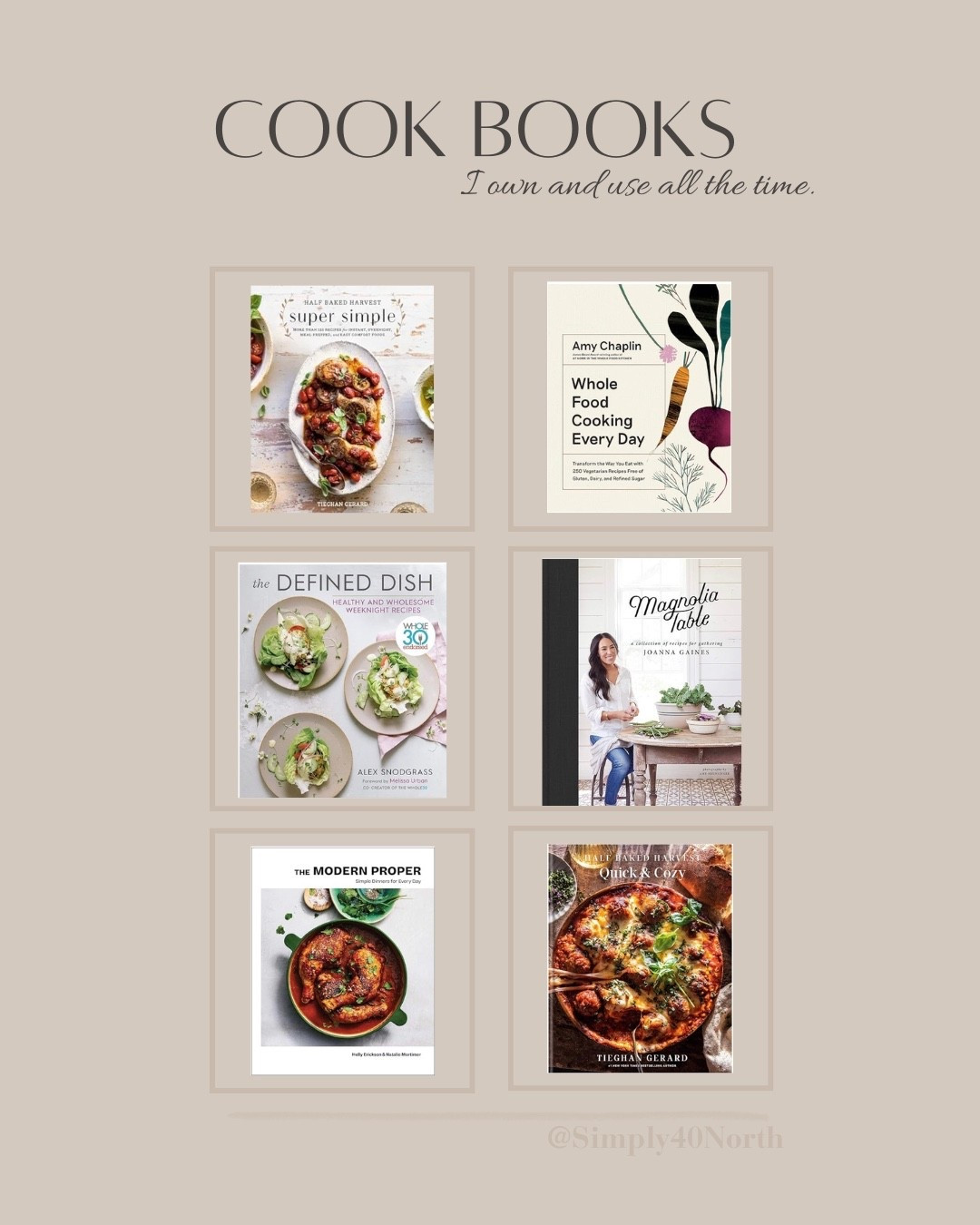 Sharing my favorite cook books I use at home daily.  

#LTKhome