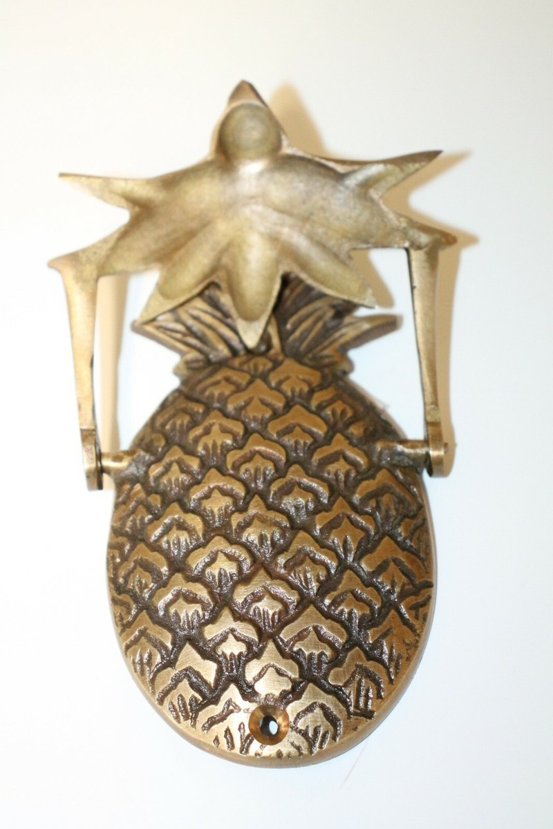 Antique Vintage Style Brass Pineapple Door knocker COLONIAL EARLY AMERICAN | eBay US