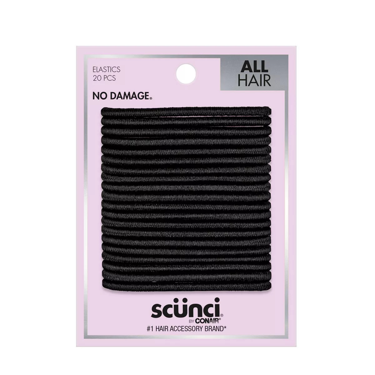scunci No Damage Elastics - 4mm/20ct | Target