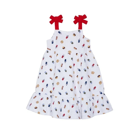 Way to Celebrate Baby and Toddler Girls Patriotic Americana Americana Dress, Sizes 12M-5T | Walmart (US)