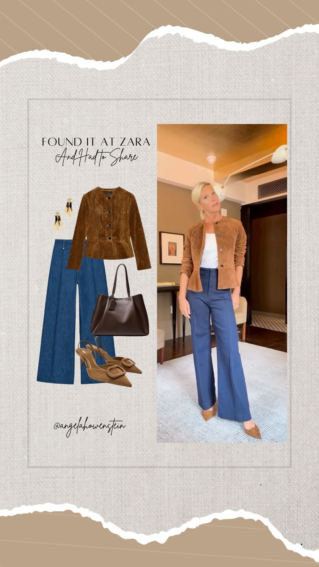 Suede + denim = fall perfection!

#Zara #LTKFinds #ltkfashion #falloutfit #over40style #chicstyle



#LTKStyleTip #LTKShoeCrush #LTKItBag