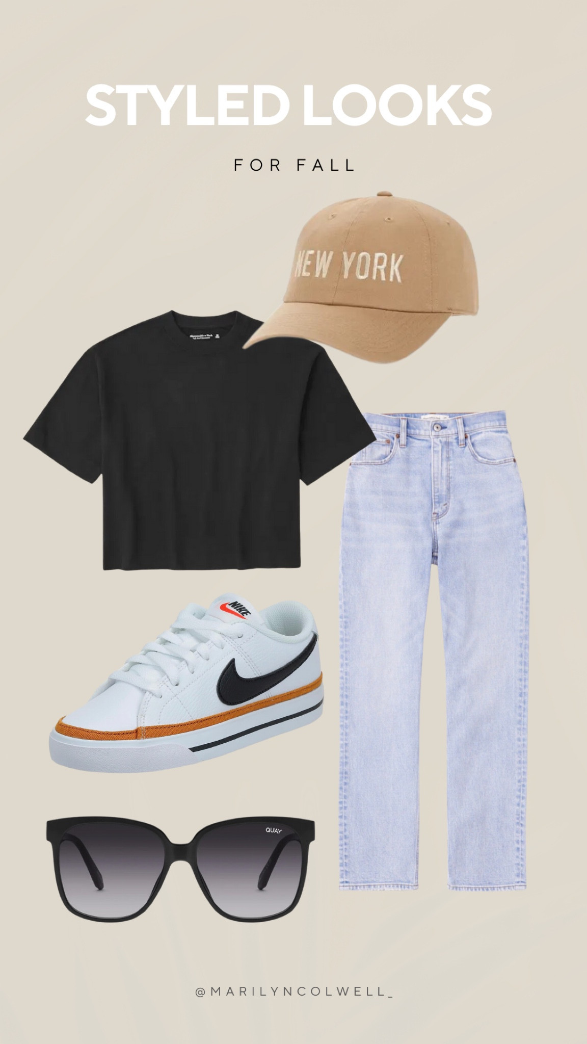 Fall style, fall outfit Inspo, fall denim, Abercrombie denim, Abercrombie sale, cropped tee, Nikes, fall shoes

#LTKstyletip #LTKsalealert #LTKSale