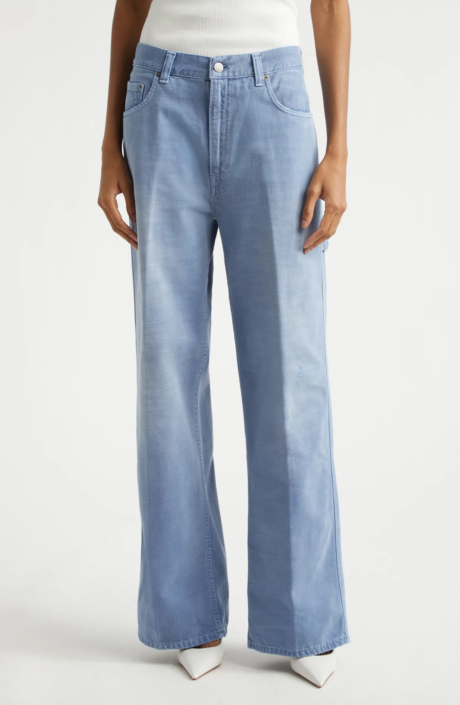 Winona Bull 44 Distressed Wide Leg Jeans | Nordstrom