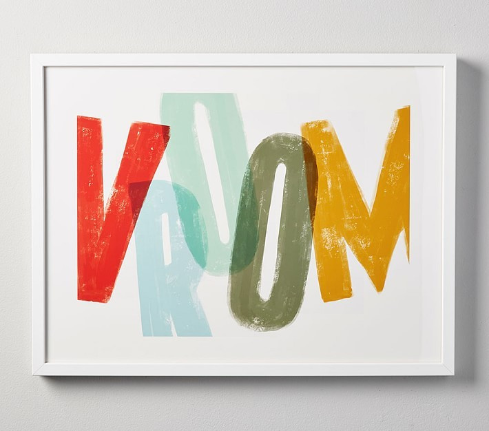 Minted® Vroom Wall Art by Daisy Rizzo | Pottery Barn Kids