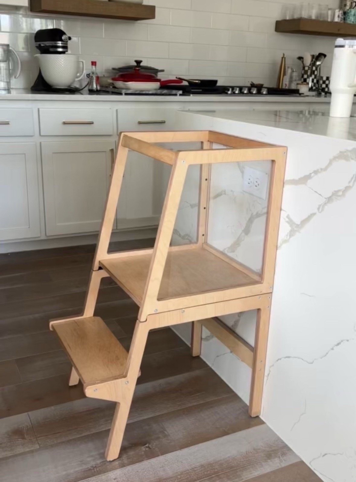 Toddler tower that Em loves and uses on a daily basis! She will fold it out to color, use as a stepstool and so much more. Keeps her secure but also the freedom to roam 

#LTKBaby #LTKHome #LTKKids