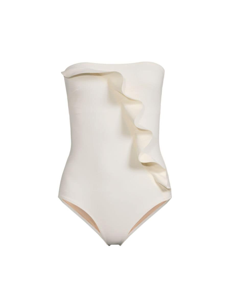 Evarae Pavana Ruffled One-Piece Swimsuit | Saks Fifth Avenue