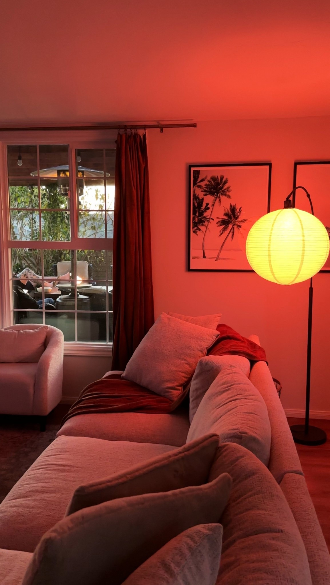 obsessed with my new vibey lights for a little living room glow up 💡

#LTKHome #LTKGiftGuide