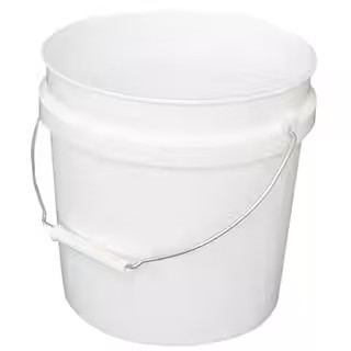 2 Gallon White Paint Bucket | The Home Depot